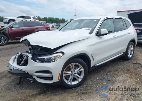 2021 BMW X3 xDrive30I z USA, uszkodzony, nr VIN 5UXTY5C0XM9G22509